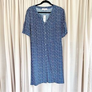 NWT Loft Button Down Dress